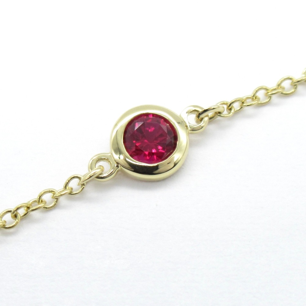 Tiffany Visor Yard Ruby Bracelet Yellow Gold Ruby - image 5